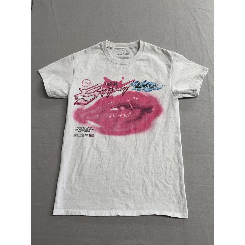 Lady Gaga Stupid Love Song T-shirt Promo Chromatica Album -S